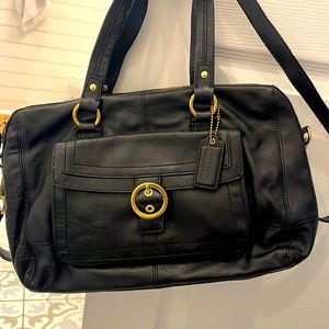 Vintage Coach shoulder bag.